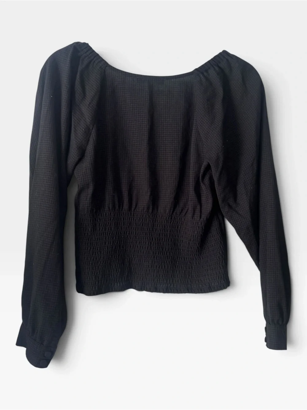 Madewell Preston Puff Sleeve Top, XS